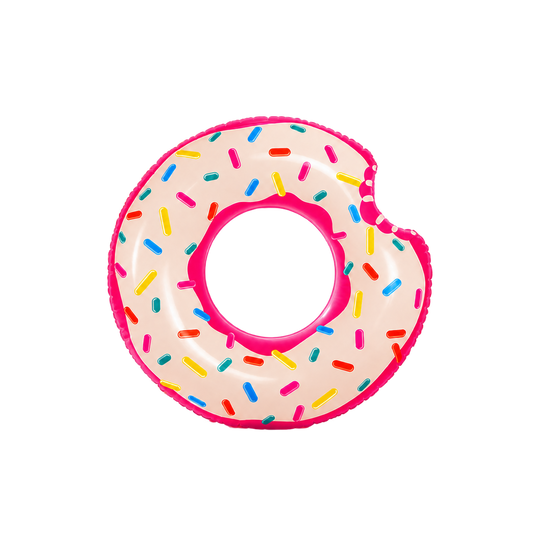 Pink Donut Tube Float