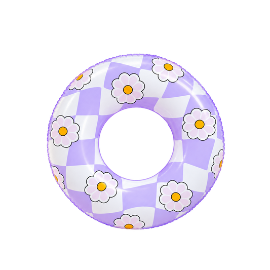 Purple Flower Donut Float